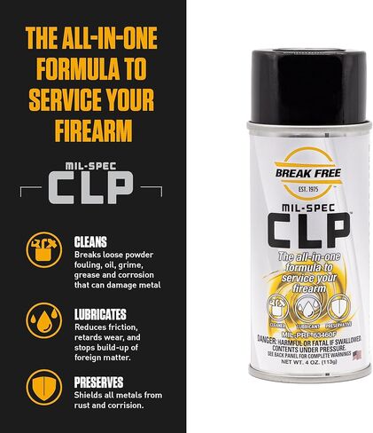 BreakFree CLP-4 Cleaner Lubricant Preservative Squeeze Bottle (4 -Fluid Ounce) in Saudi Arabia