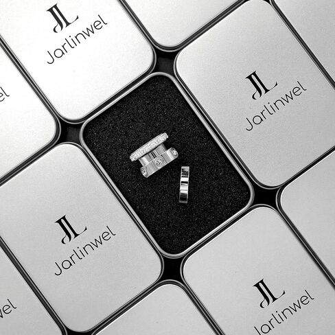 Gold Silver Rings for Women Dainty 18K Gold Plated Cubic Zirconia Stacking Rings for Women Thumb Ring Set Love Friendship Dual Band Rings Promise Wedding Engagement Rings in Kuwait