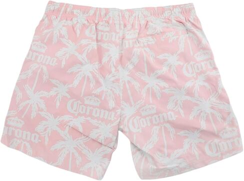 Corona Color-Changing Palm Trees & Logo Men's Pink Boardshorts in Saudi Arabia