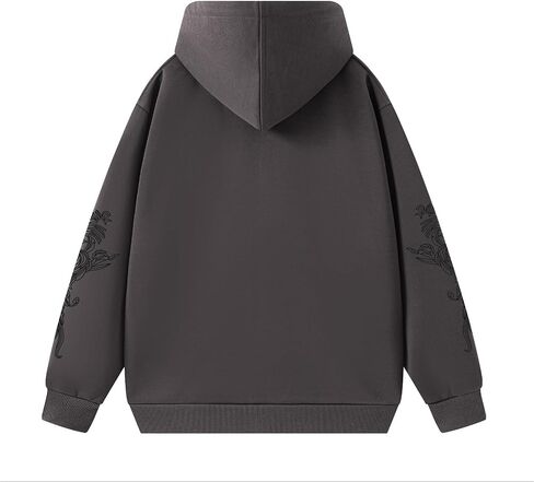 قوطية zip up hoodie women grunge cross graphic jacket y2k heathetic zipper hoodies vintage harajuku sweatshirt spinshirt in Kuwait