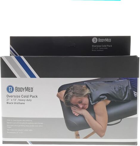 BodyMed Heavy Duty Reusable Urethane Ice Pack for Knee, Arm, Elbow, Shoulder, Back - Professional Grade Cold Therapy for Injuries, Aches, Swelling, Bruises, Sprains - 21 in. x 13 in. (Oversize) in Saudi Arabia