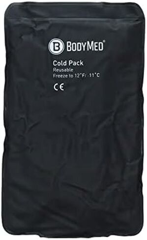 BodyMed Heavy Duty Reusable Urethane Ice Pack for Knee, Arm, Elbow, Shoulder, Back - Professional Grade Cold Therapy for Injuries, Aches, Swelling, Bruises, Sprains - 21 in. x 13 in. (Oversize) in Saudi Arabia