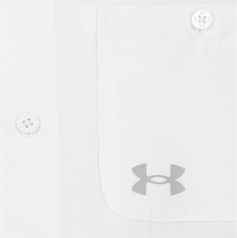 Under Armour Boys Outdoor Short Sleeve Shirt, Woven Button Down, Collared Neckline in Saudi Arabia