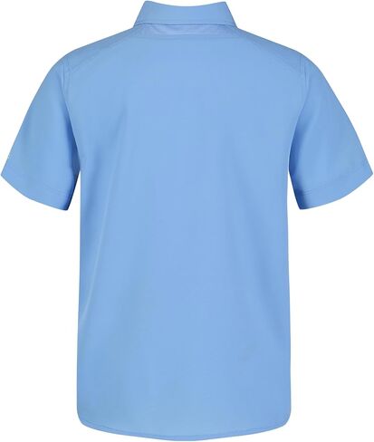 Under Armour Boys Outdoor Short Sleeve Shirt, Woven Button Down, Collared Neckline in Saudi Arabia
