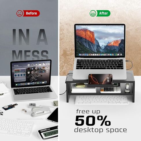 Laptop Stand,Dinosaur Bamboo Laptop Riser,Ergonomic Computer Stand, Riser Holder Notebook Stand Compatible with All MacBook/Surface/Samsung/HP/Dell/Chrome Book,Dinosaur in Saudi Arabia
