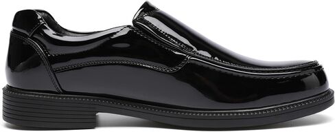 DECARSDZ Mens Faux Patent Leather Tuxedo Classic Formal Loafers Dress Shoes in Saudi Arabia