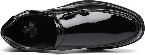 DECARSDZ Mens Faux Patent Leather Tuxedo Classic Formal Loafers Dress Shoes in Saudi Arabia
