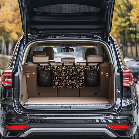 Mushroom Car Trunk Organizer,Large Capacity Car Storage Organizer,Hanging Foldable Car Organizers and Storage Car Interior Accessories in Saudi Arabia
