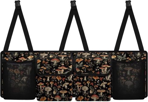 Mushroom Car Trunk Organizer,Large Capacity Car Storage Organizer,Hanging Foldable Car Organizers and Storage Car Interior Accessories in Saudi Arabia