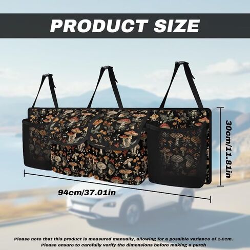 Mushroom Car Trunk Organizer,Large Capacity Car Storage Organizer,Hanging Foldable Car Organizers and Storage Car Interior Accessories in Saudi Arabia