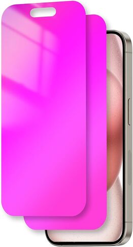 واقي شاشة للخصوصية لهاتف iPhone 16 Pro مضاد للضوء الأزرق لـ 16Pro من الزجاج المقسى 6.3 بوصة متدرج ملون 28 درجة مضاد للتجسس سهل التركيب تغطية كاملة مضادة للخدش خالية من الفقاعات HD 2 حزمة in Kuwait