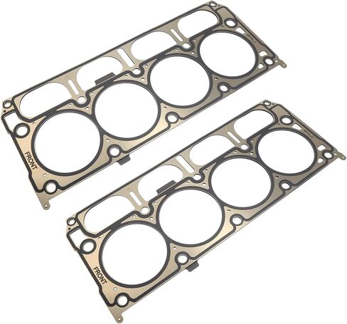 Motoforti Cylinder Head Gasket, Suitable for 6.2L Engine, for Cadillac Escalade 2015-2023, Metal, No.12688943/12659260, Brown Black in Saudi Arabia