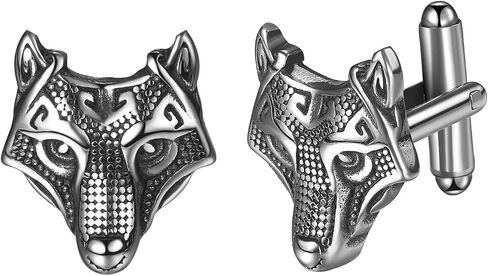 Oidea Viking Cufflinks for Men: Norse Vinking Viking Odin Compass Runes Cufflinks Stains Stains Tuxedo Hirt Hights Cuff Hight for For For For For For For For For Bofle and Bon in Kuwait