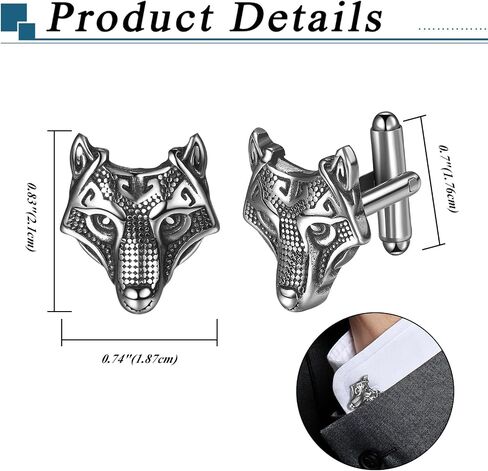 Oidea Viking Cufflinks for Men: Norse Vinking Viking Odin Compass Runes Cufflinks Stains Stains Tuxedo Hirt Hights Cuff Hight for For For For For For For For For Bofle and Bon in Kuwait