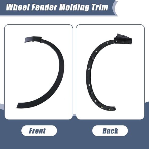 XQSMWF الأمامي الأيمن الجانبي الجانبي العجلة تقاطع تقليم Fender Flare Trim 74115-TLA-A02 74115TLAA02 HO1291108 متوافق مع Honda CR-V 1.5L 2.0L 2017-2022 in Kuwait