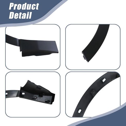 XQSMWF الأمامي الأيمن الجانبي الجانبي العجلة تقاطع تقليم Fender Flare Trim 74115-TLA-A02 74115TLAA02 HO1291108 متوافق مع Honda CR-V 1.5L 2.0L 2017-2022 in Kuwait