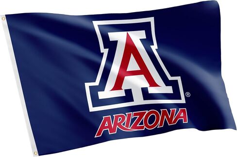 Desert Cactus University of Arizona Flag Wildcats UA Flag Banners 100% Polyester Indoor Outdoor 3x5 feet Flags (Design S) in Saudi Arabia