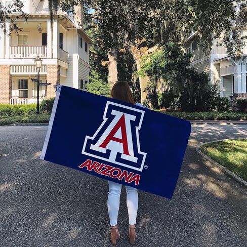 Desert Cactus University of Arizona Flag Wildcats UA Flag Banners 100% Polyester Indoor Outdoor 3x5 feet Flags (Design S) in Saudi Arabia