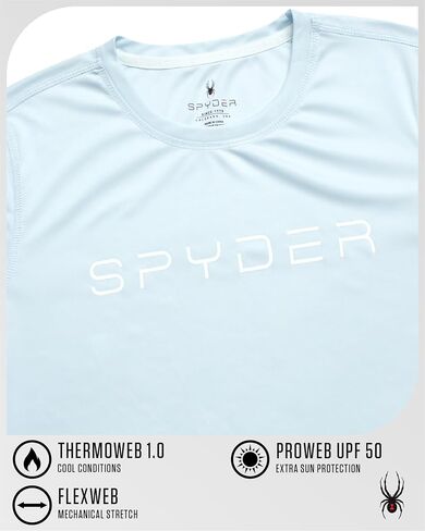 Spyder Womens Workout Tops - Lightweight Quick Dry SPF 50+ Fishing UV Sun Shirt Moisture Wicking Long Sleeve Rashguard Tee in Kuwait