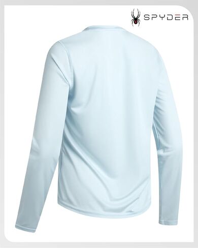 Spyder Womens Workout Tops - Lightweight Quick Dry SPF 50+ Fishing UV Sun Shirt Moisture Wicking Long Sleeve Rashguard Tee in Kuwait