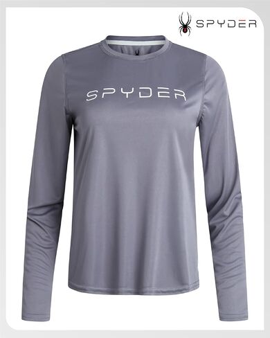 Spyder Womens Workout Tops - Lightweight Quick Dry SPF 50+ Fishing UV Sun Shirt Moisture Wicking Long Sleeve Rashguard Tee in Kuwait