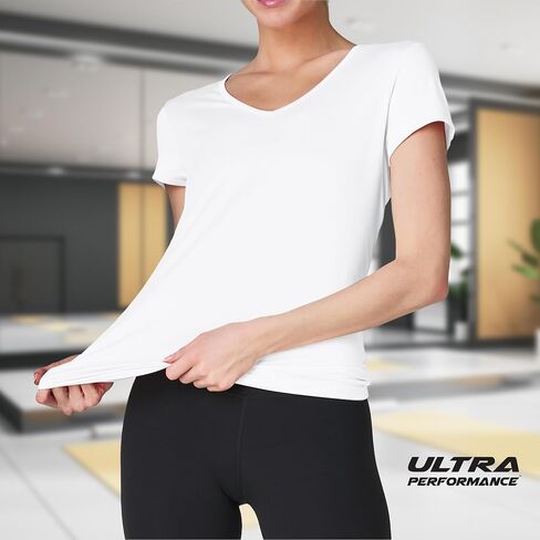 تشييرات Activewear للسيدات ، 3 حزمة للسيدات الرياضية القصيرة القصيرة ، قمم تجارب جافة قميص الصالة الرياضية وليوغا المحملات للنساء in Kuwait