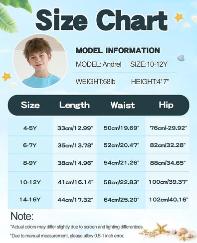 Youth Boys Swim Trunks with Compression Liner Boy Bathing Suit Quick Dry Swimsuit Kids Teen Swimming Shorts Swimwear in Saudi Arabia