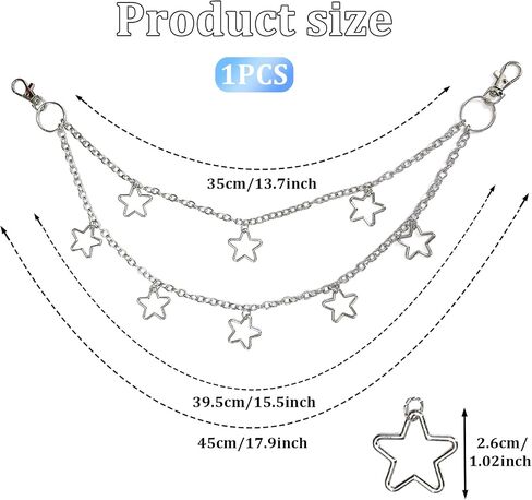 Silver Star Pants Chain in Saudi Arabia