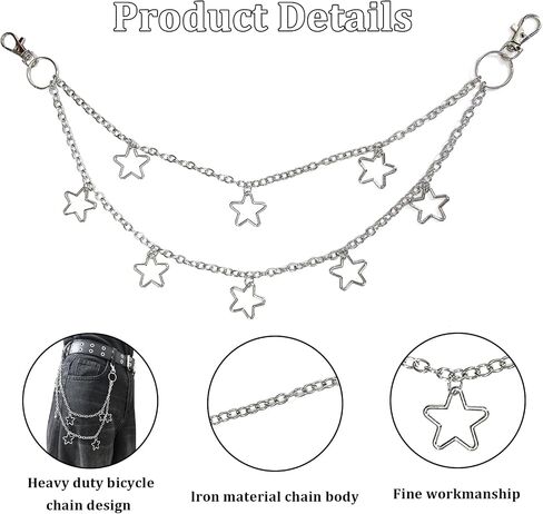 Silver Star Pants Chain in Saudi Arabia