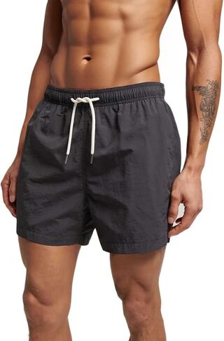 Men's Swim Trunks 5" Quick Dry Bathing Suit Mens Sports Beach Shorts with Mesh Lining in Saudi Arabia