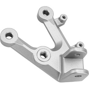 Left Bracket Front Footrest Foot Peg Pedal Compatible with Yamaha YZF R25 R3 MT25 MT03 2014-2023 Motorcycle Footrest Pedal Bracket Peg Rest, Aluminum Driver Footpeg