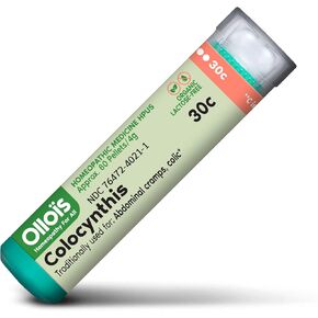 OLLOIS Colocynthis 30c Organic, Lactose-Free, Vegan, Homeopathic Medicine, 80 Pellets (Pack of 1)