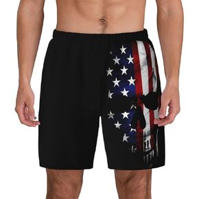 Mens Swim Trunks with Compression Liner Board Shorts Quick Dry Beach Shorts