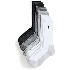 POLO RALPH LAUREN Men's Performance Crew Socks 6 Pack