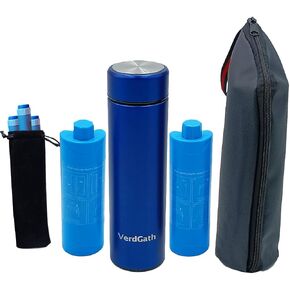 Insulin Cooler Travel Case,60H(3-7 Pens), TSA Approved Medication Cooler with Biogel Ice Pack & Emergency Bottles,Diabetic Insulin Cooler with Gel Ice Pack,Anti-Freeze Medicine Travel Cooler Bag