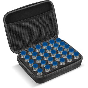 15-Slot Insulin Travel Case,Vial Storage Case with Mesh Pocket for Diabetic Accessories,Compact, Durable Insulin Vial Cooler for Travel and Home Organization,Perfect for 3ml Injection Vials in Kuwait