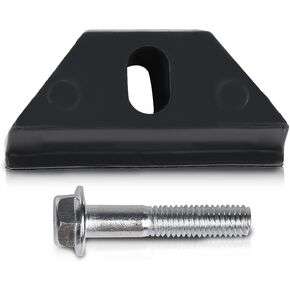 Pit66 Battery Hold Block & Bolt متوافق مع نماذج Buick/Cadillac/Chevy/GMC/Hummer/Pontiac/Oldsmobile/Saturn أسود