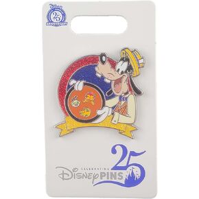 Disney Pin - 25th Anniversary - Celebrating 25 Years of Pin Trading - Goofy Dressed as Scoop