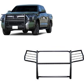 Black Horse Grille brush Bumper Guard Modular Black Compatible with 2022-2024 Toyota Tundra-17TT22MA