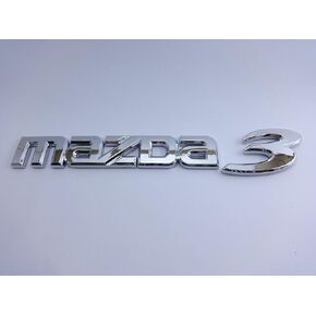 Mazda 3 Emblem Badge Car Accessories with chrome effect and 3M Adhesive