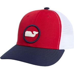قبعة سائقي الشاحنات من Vineyard Vines للأولاد من Whale Dot Performance