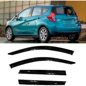 Window Vissors Tape-On Side Rain Guards for 2003-2009 Toyota 4Runner-4 PCS Sun Wind Air Side Deflective Shields