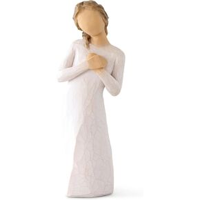Willow Tree Here for You, “Know That You are Loved", an Empathetic Gesture, Encouragement, Bereavement, Remembrance, A Gift of Support and Quiet Understanding, Sculpted Hand-Painted Figure