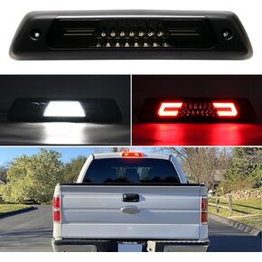 3rd Third Brake Lights LED Compatible with F150 2009 2010 2011 2012 2013 2014,Cab Roof Cargo Light Rear Center High Mount Stop Lamp C style(NOT Fit for Rapt0r Smoked Lens)