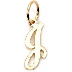 إيجاد رسالة مخطوطة j Charm 14k Gold 12mm