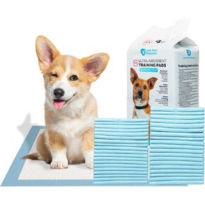 Kashmir Pee Pads for Dogs, Puppy Pads Pet Training Pads (Medium, 18x24 inch), Dog Training Pads, 5 Layer Pads for Instant Absorption (50 PCS)