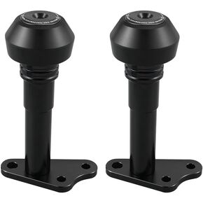 Black Aluminum Frame Sliders Frame Guards Compatible with Suzuki DRZ400S DRZ400SM 2000 2001 2002 2003 2004 2005 2006 2007-2020 2021 2022 2023 2024 See Fitment