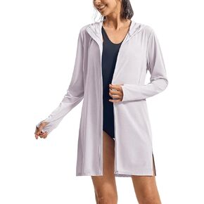 TBMPOY Women's Swim Cover Up UPF 50+ Sun Protection Long Hoodie Jacket SPF Lightweight Beach Swimwear Coverups 2025
