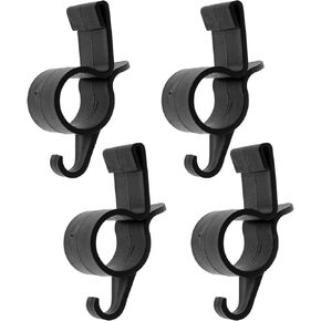 VICASKY 4pcs Car Trunk Umbrella Holder Bag Hanger Rack, Universal Car Rear Umbrella Holder Storage Box Hook Organizer Fastener Clip for Auto Vehicle Wall
