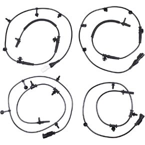 MOTOKU Front Rear ABS Wheel Speed Sensors Set for Lincoln MKX 2011-2015 for Ford Edge 2011-2013 Left Driver and Right Passenger Side